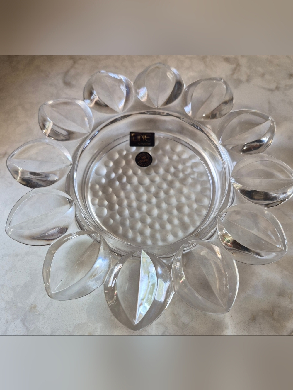 Iline Crystal Ashtray, Bowl Handcrafted, Made In GERMANY - Picture 5 of 6